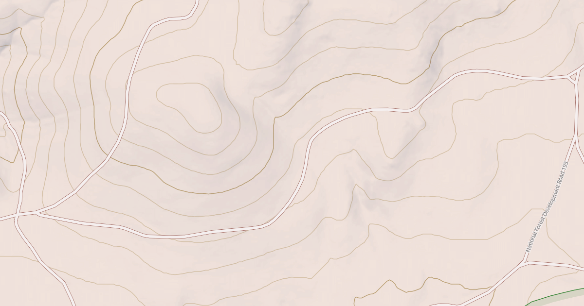 Map preview of PINE HILLS CONNECTOR ROAD