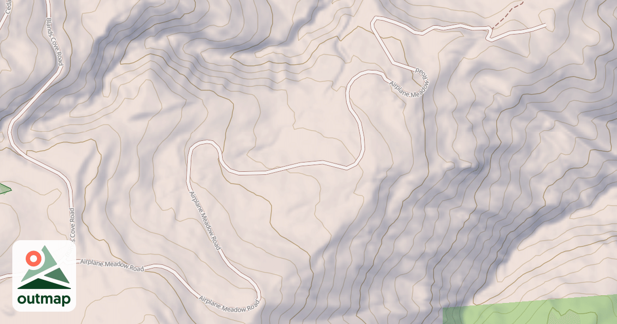 Map of AIRPLANE MEADOW