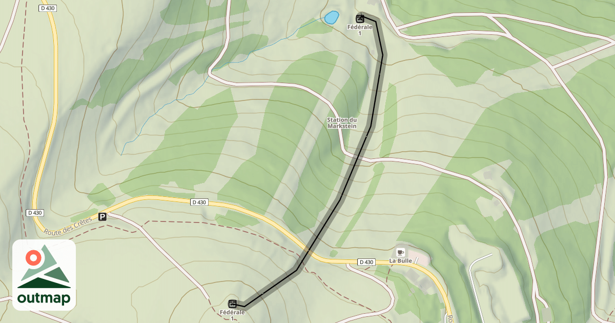 Map of Stade de slalom
