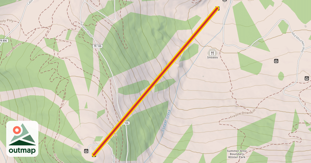 Map of Prospector Express