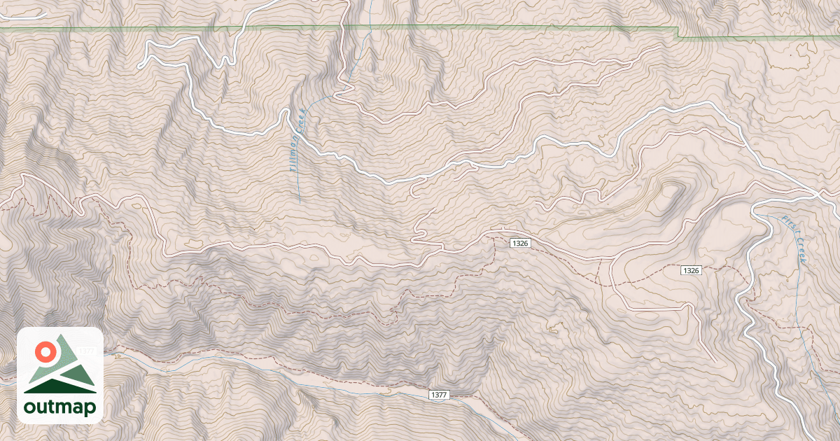 Map of HICKS BUTTE SPUR