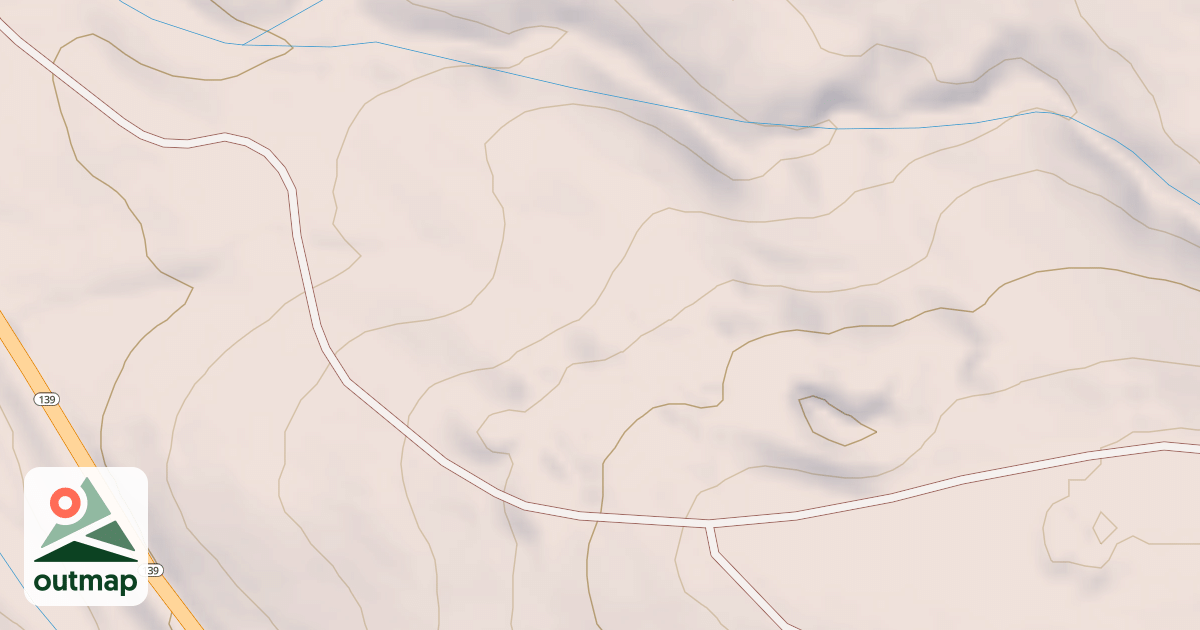 Map of LOST CABIN SPUR