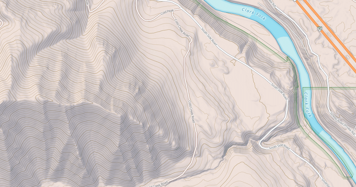 Map preview of COLD RIVER