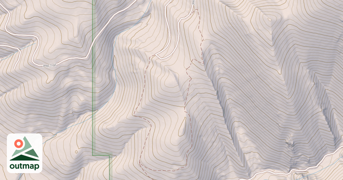 Map of Felix Canyon East