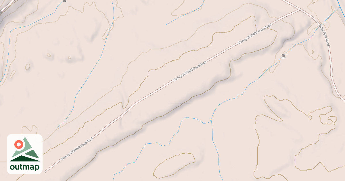 Map of Staney  2050402 Road