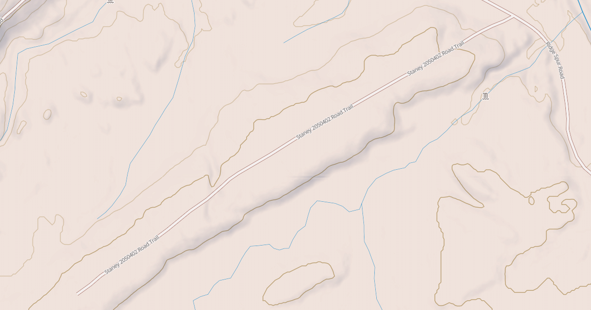 Map preview of Staney  2050402 Road