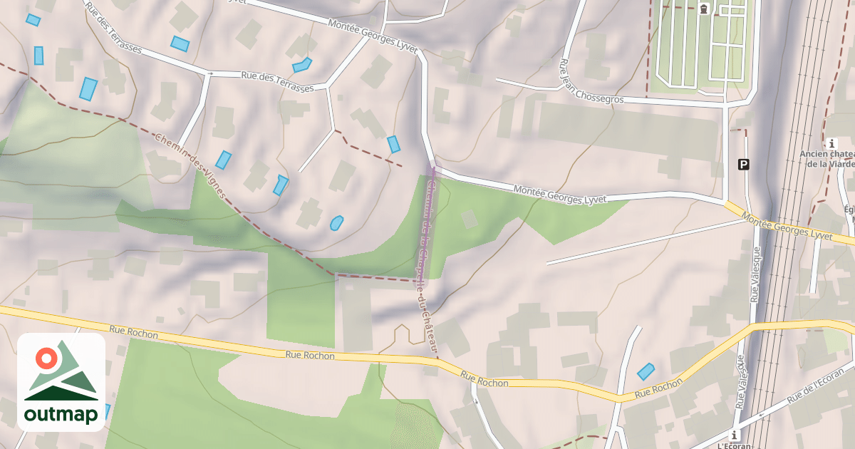 Map of Chemin de la Chapelle du Château