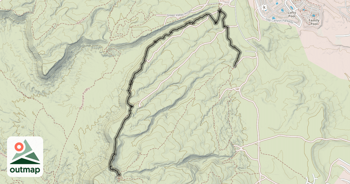 Map of Zen Trail