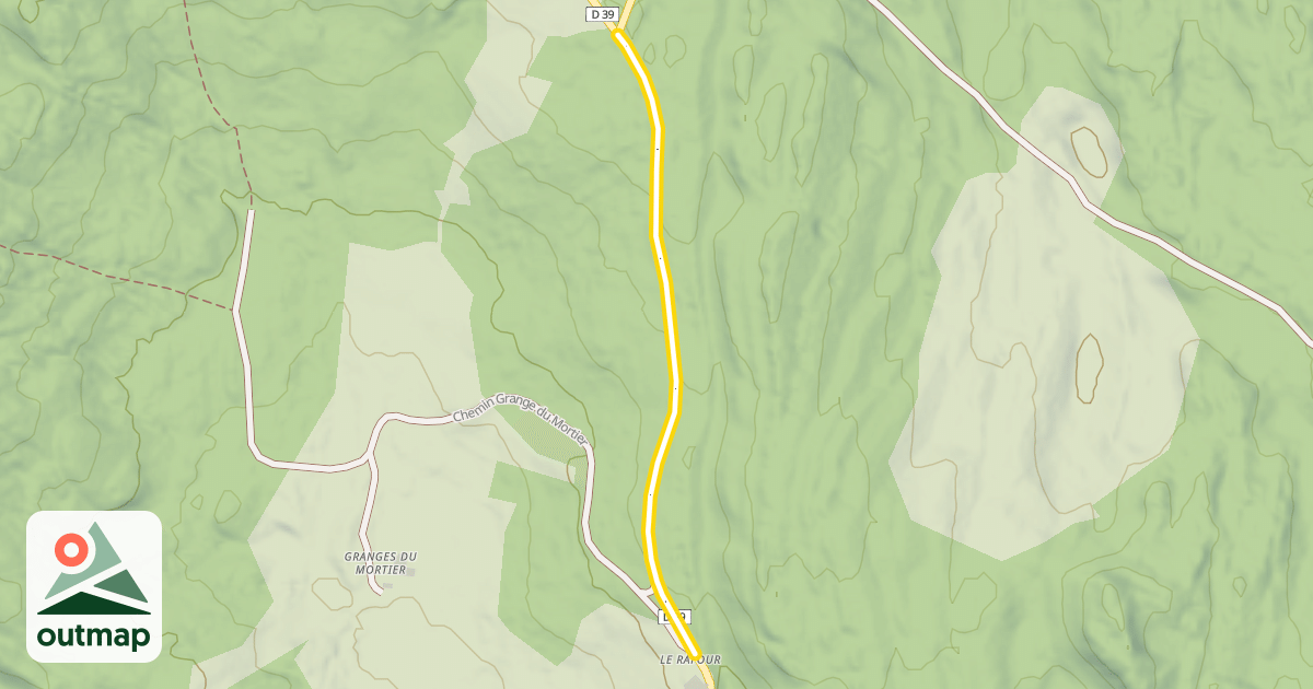 Map of Route de la Chandeleuse
