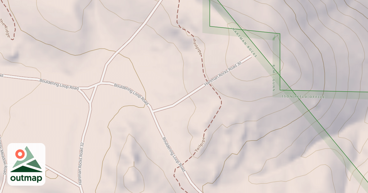 Map of BLM National GTLF Public Motorized Roads 4c5217e8-364c-4feb-b4f5-24b21cb0bdf1