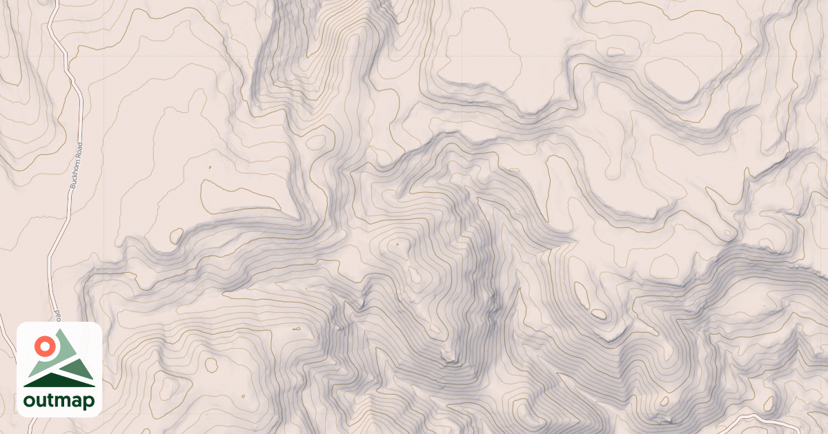 Map of NORTH FRANKS CANYON