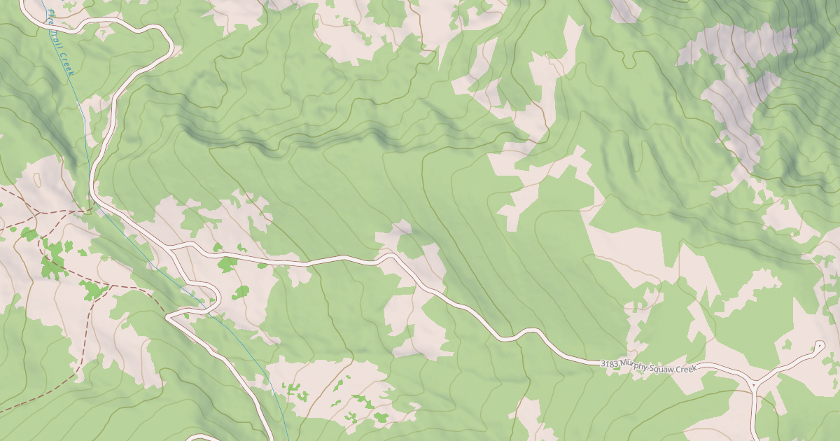 Map preview of Murphy-Squaw Creek