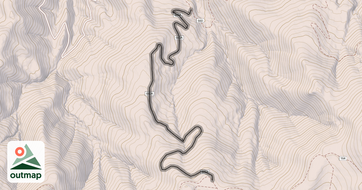Map of Mondragon Spur (660A)