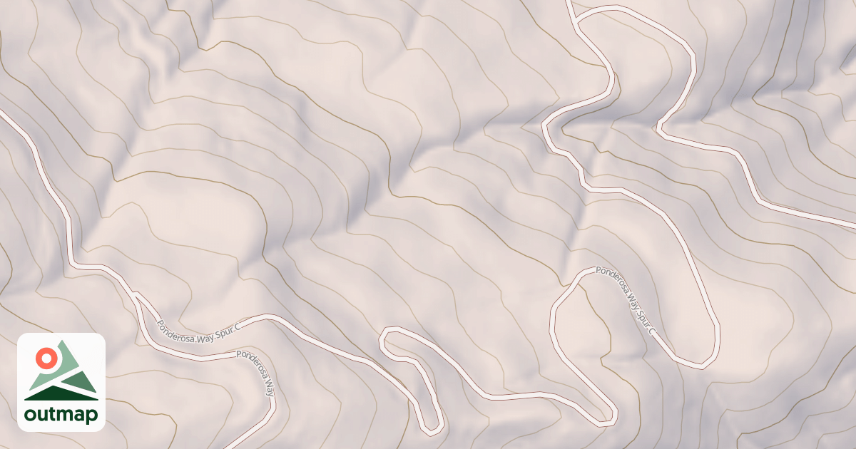 Map of PONDEROSA SPUR C