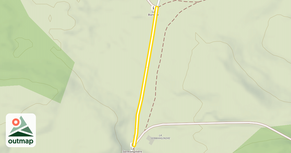 Map of Route Forestière des Forêts Monts