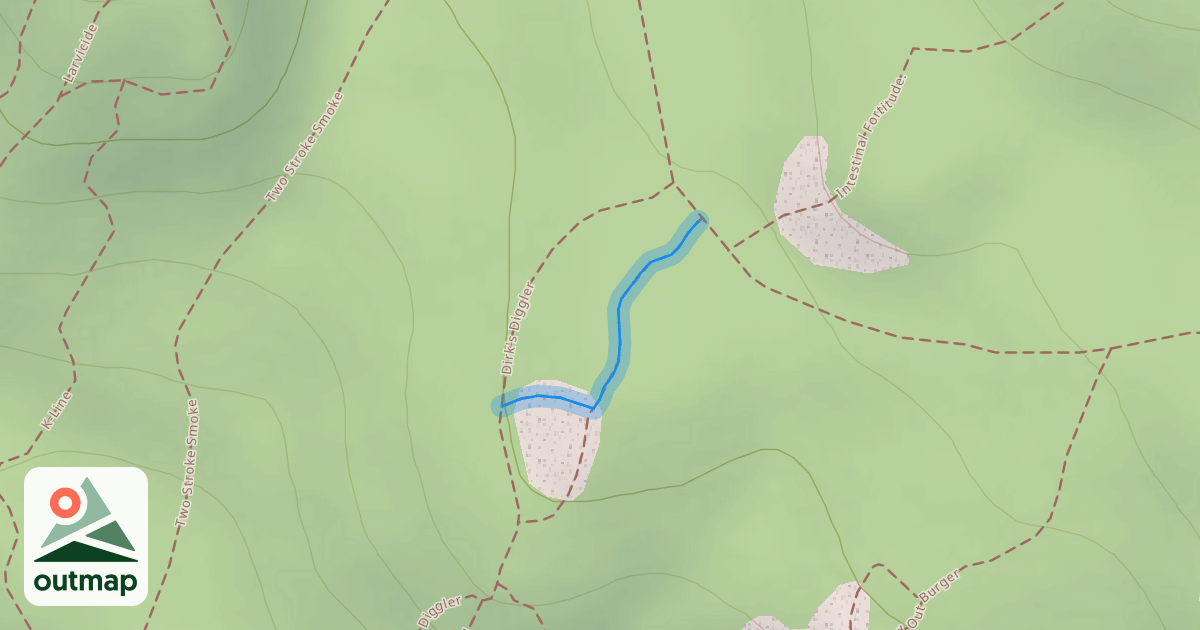 Map of Upper Dirk's