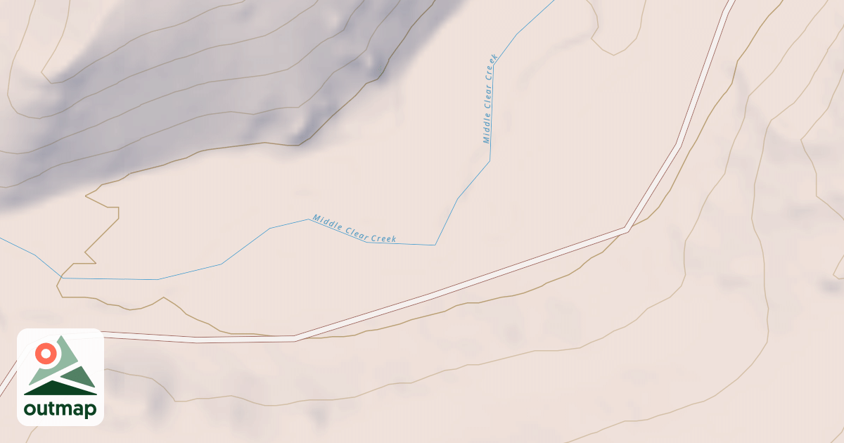 Map of MIDDLE FORK CABINS LOT V