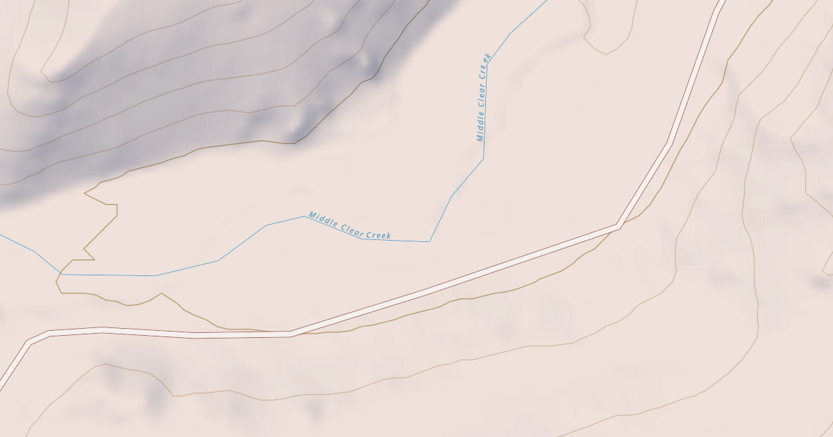 Map preview of MIDDLE FORK CABINS LOT V