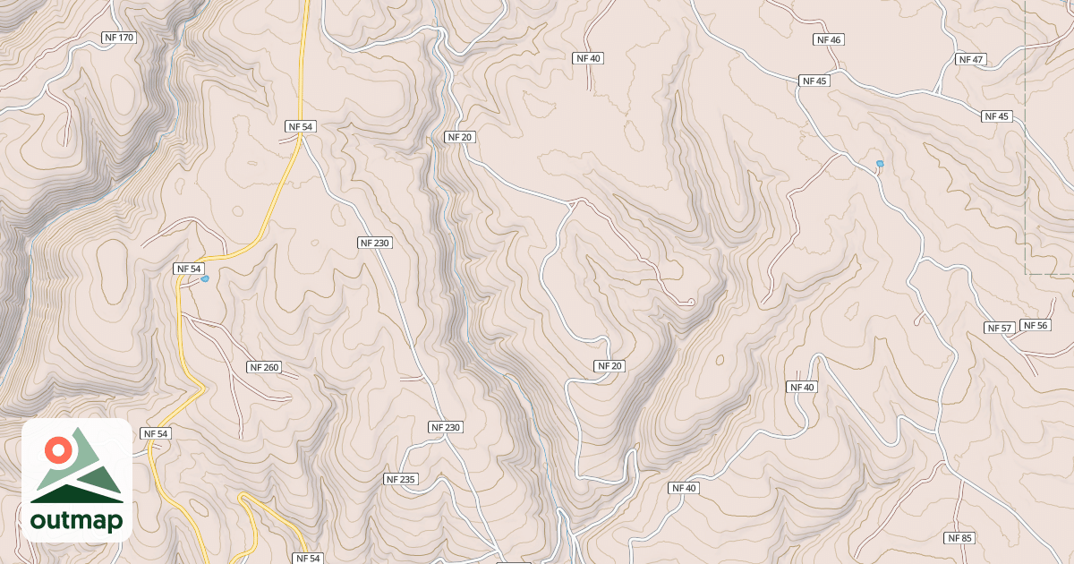 Map of USFS Motor Vehicle Use Map Roads {761F6F2D-53E6-4FFF-94BB-92C9F9FE250D}