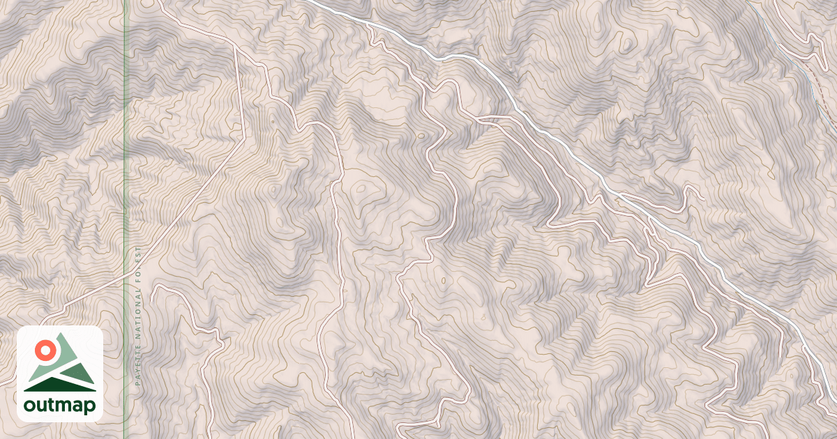 Map of MONROE CREEK