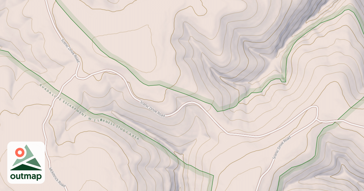 Map of SCENIC DRIVE