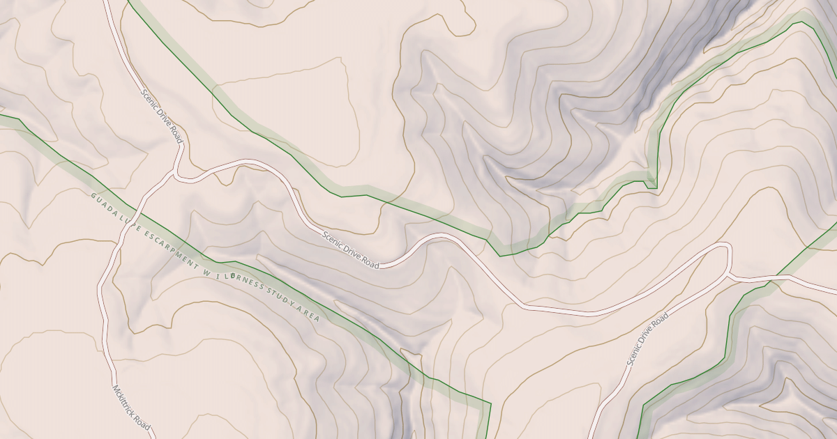 Map preview of SCENIC DRIVE