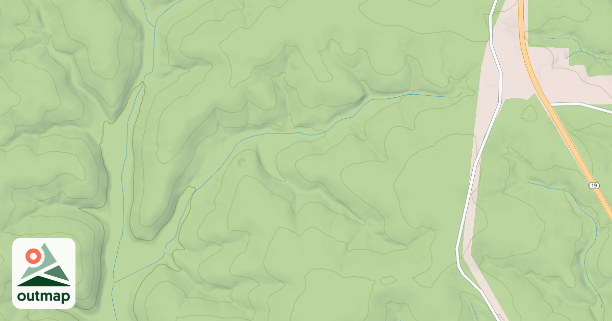 Map of POND HOLLOW SPUR B