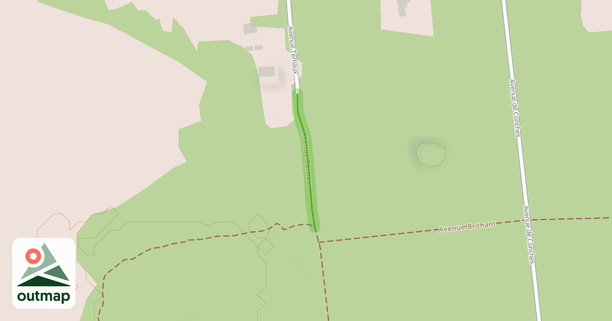 Map of Avenue Ternaux