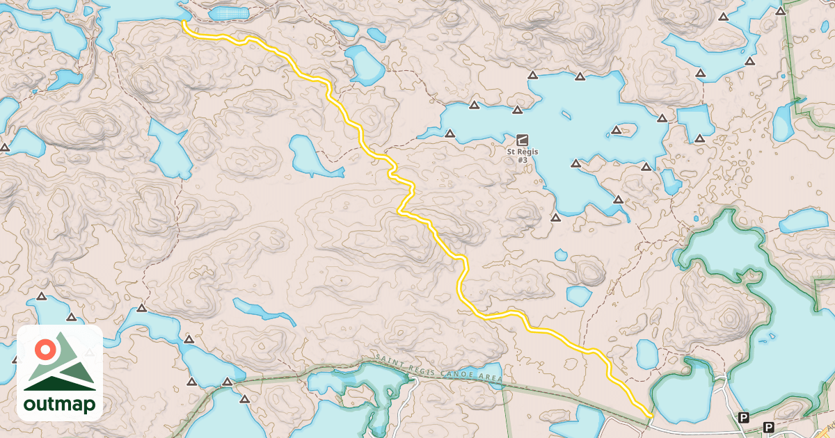 Map of Fish Pond Truck Trail