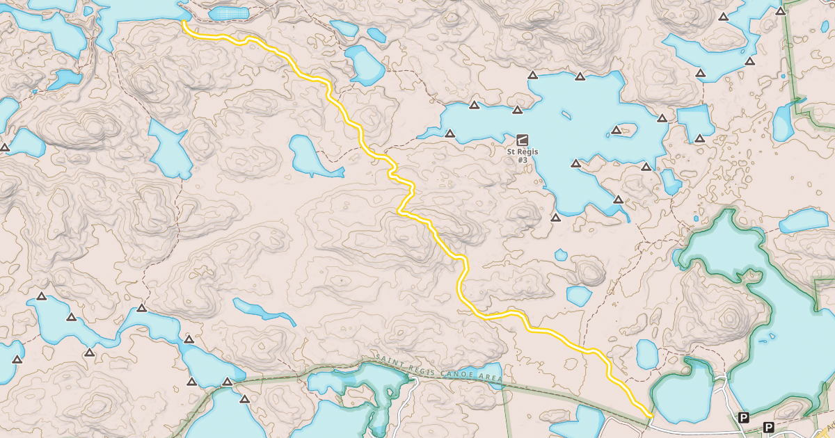 Map preview of Fish Pond Truck Trail