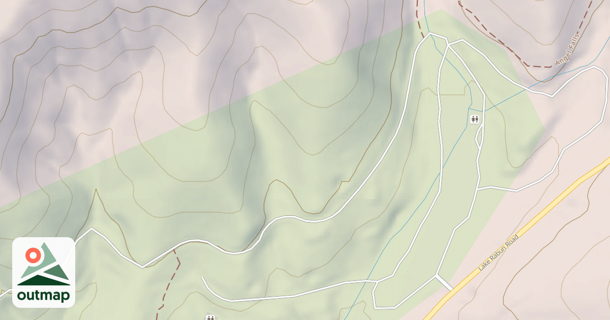 Map of LAKE RABUN AREA 2