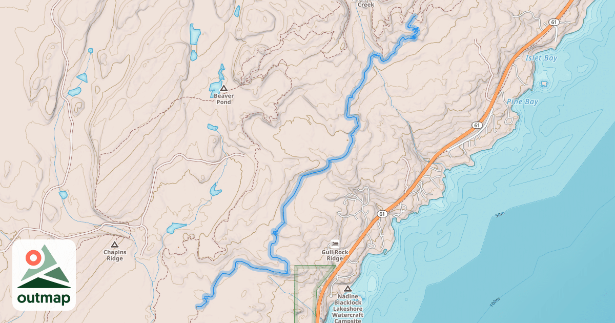 Map of Mail Route
