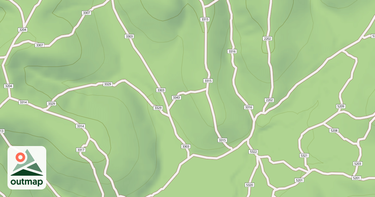 Map of USFS Motor Vehicle Use Map Trails 20033