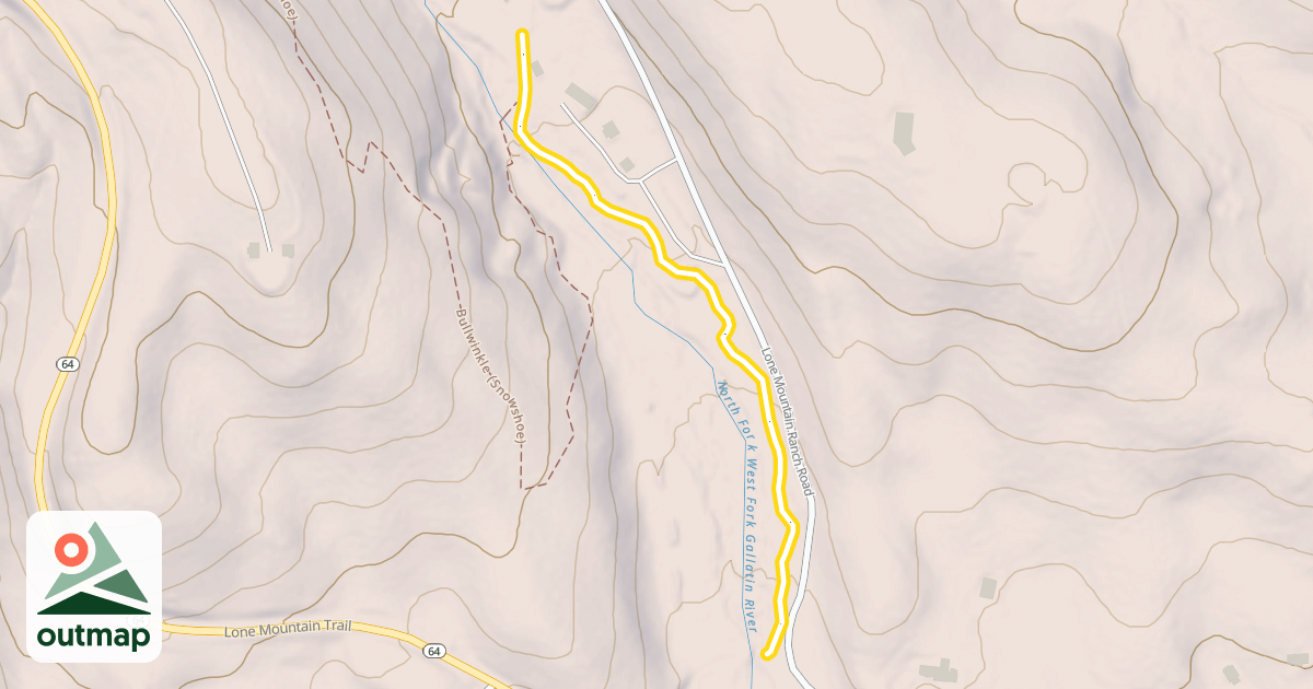 Map of Ranch Loop
