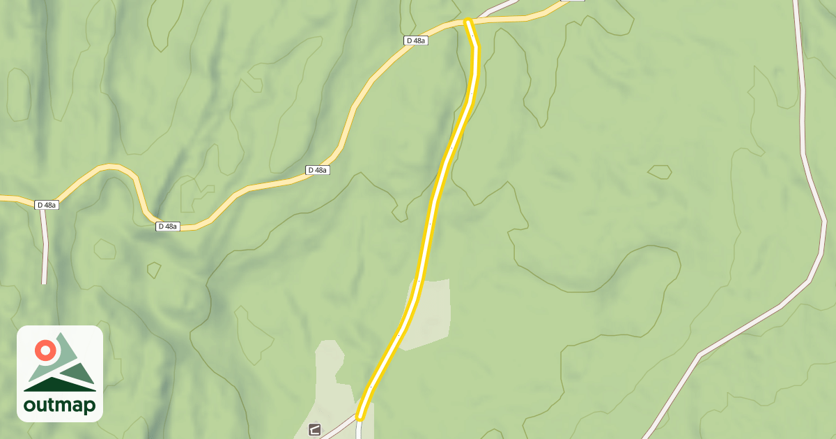 Map of Route des Avalanches