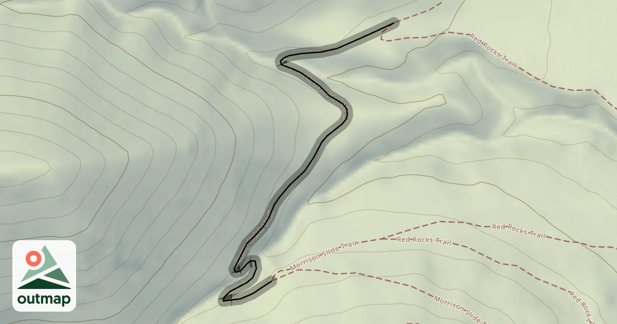 Map of Cherry Gulch Trail