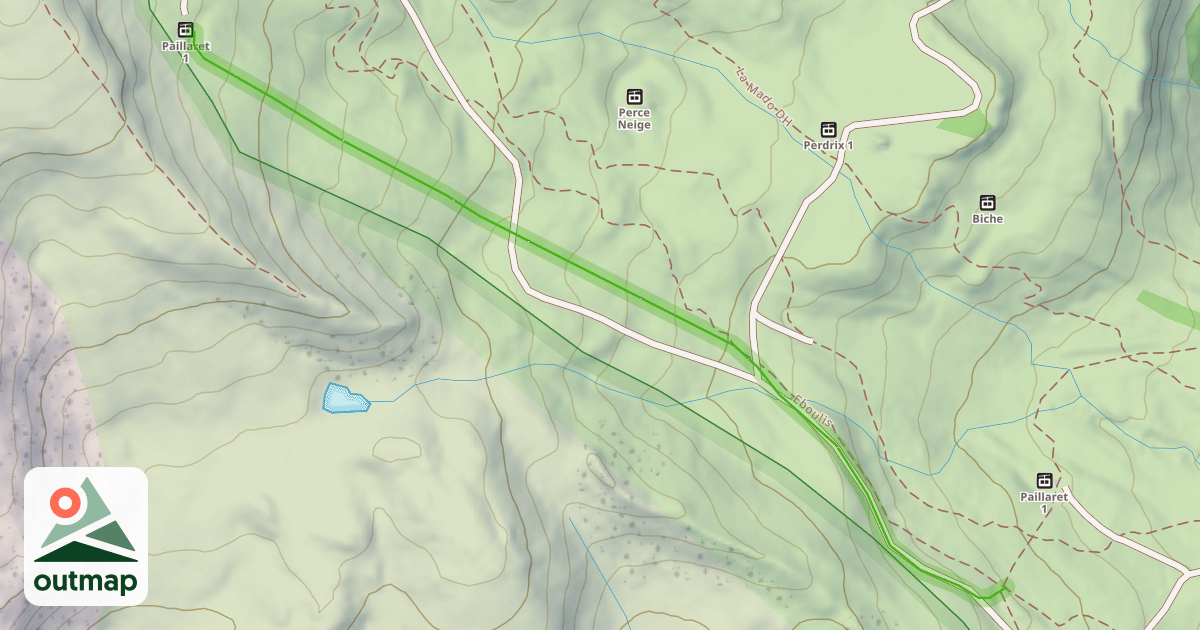 Map of Paillaret