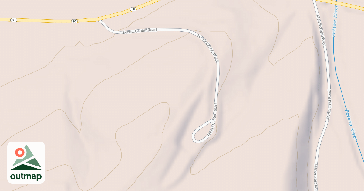 Map of POTEAU RESIDENCE