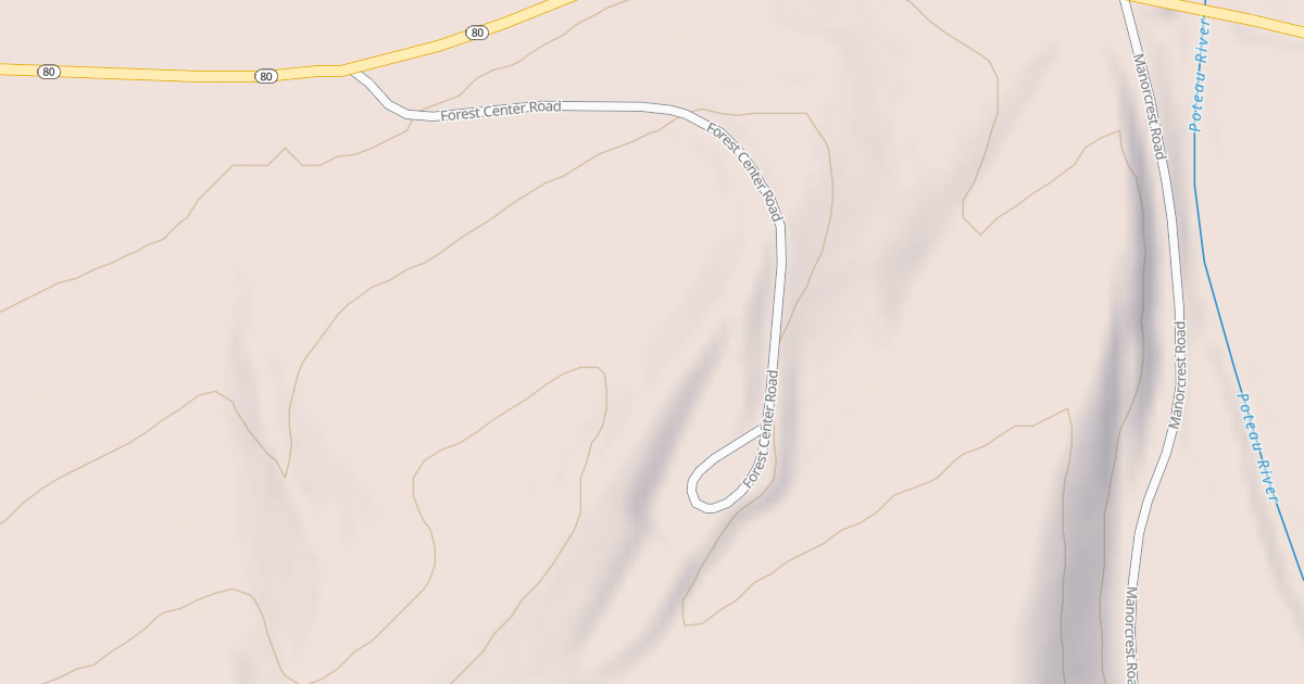 Map preview of POTEAU RESIDENCE