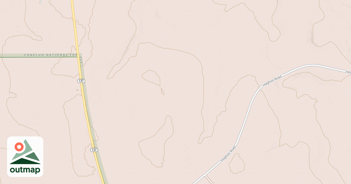 Map of HARDWOOD HILL