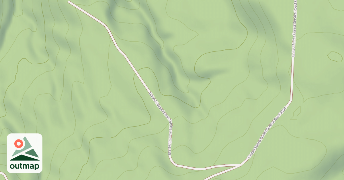 Map of USFS Motor Vehicle Use Map Roads {58A38641-E3B6-4070-8375-2042D55F31FA}