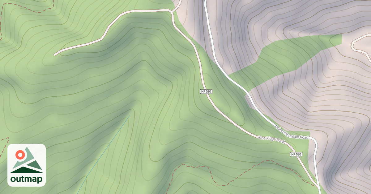 Map of PINE RIDGE