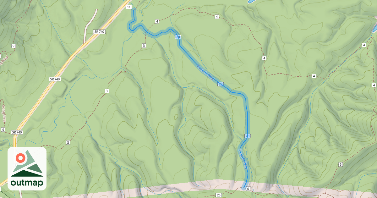 Map of Tuck-A-Way