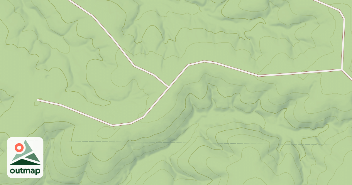 Map of CUB CREEK SPUR B