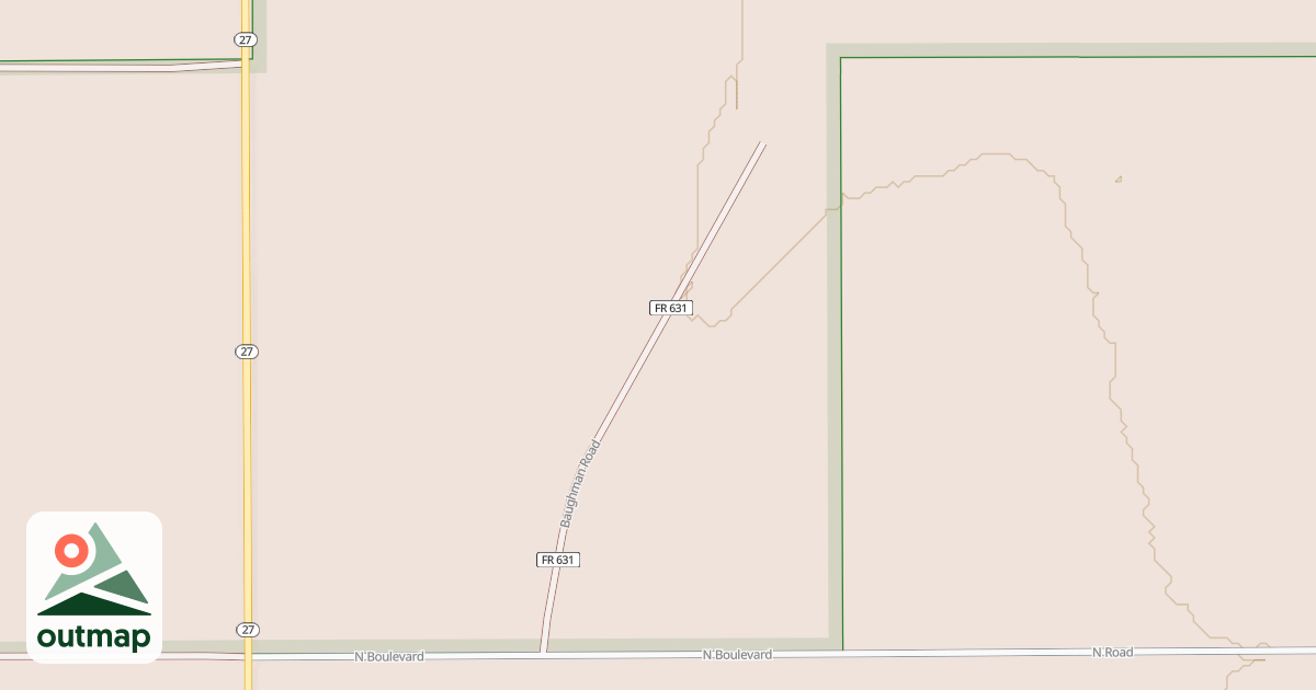 Map of BAUGHMAN
