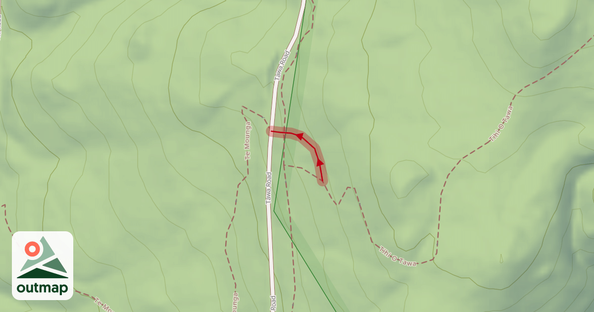 Map of Tihi O Tawa to Te Mounga Link