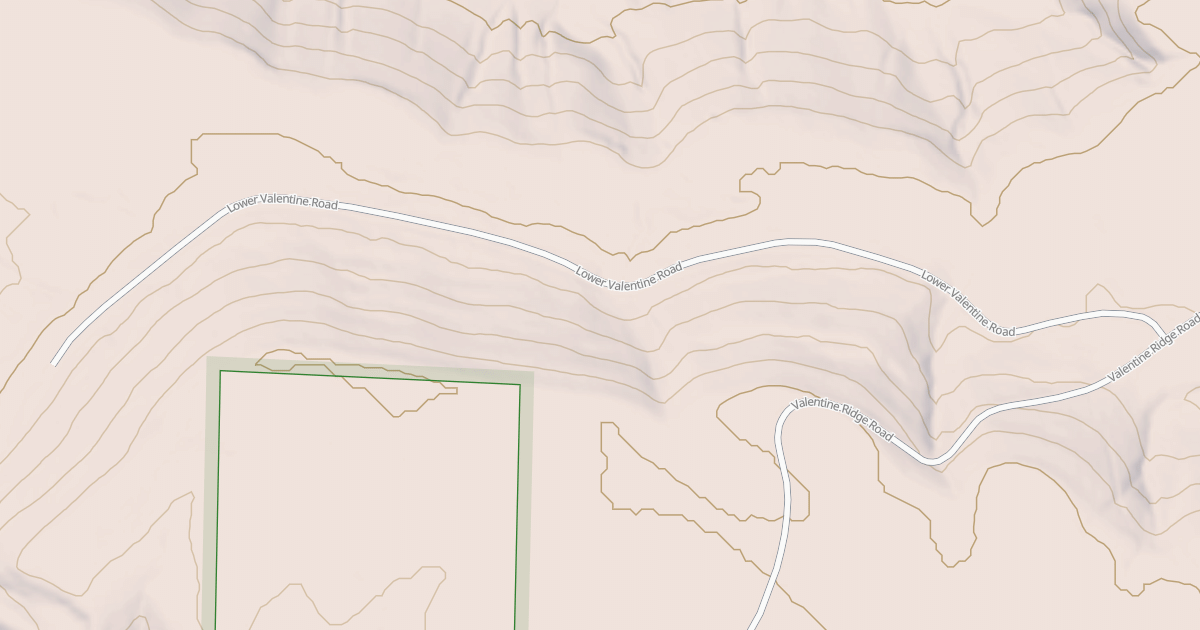 Map preview of LOWER VALENTINE RIDGE