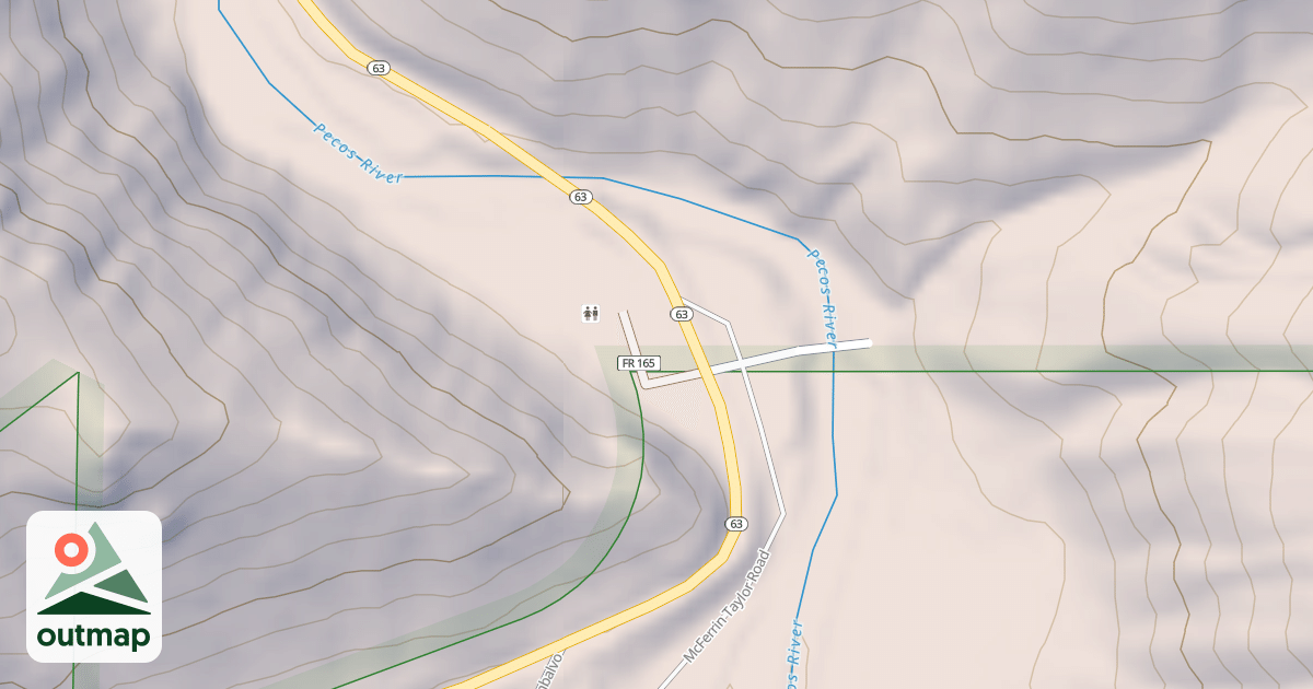 Map of WINDY BRIDGE