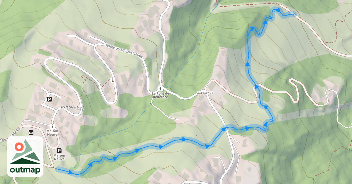 Map of Saucette
