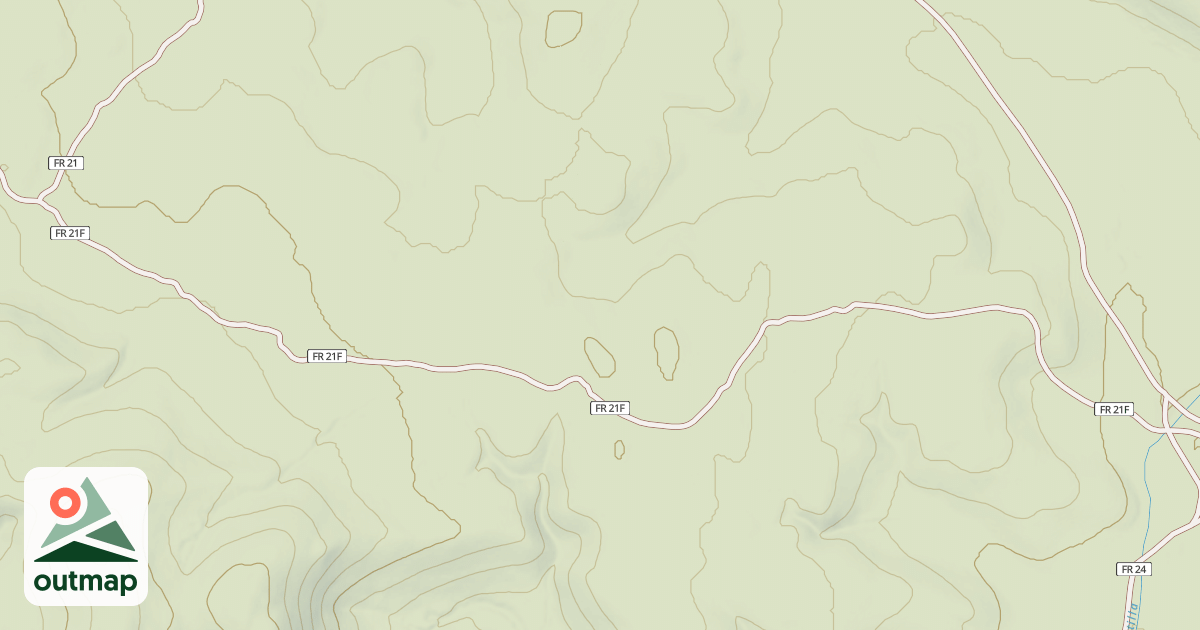 Map of USFS Motor Vehicle Use Map Roads {CA1A3BF4-83E0-43D2-9B44-BBF16DD7FC42}